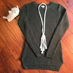 Hunter Green Pullover Sweater